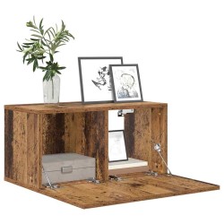 Ensemble meuble TV Montage mural 3 pcs Marron 60 x 30 x 30 cm 616266616266
