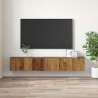 Ensemble meuble TV Montage mural 3 pcs Marron 60 x 30 x 30 cm 616266616266