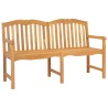 Banc en Bois Sculpté en Rose 150 x 60,5 x 95 cm Naturel 616267616267