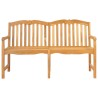 Banc en Bois Sculpté en Rose 150 x 60,5 x 95 cm Naturel 616267616267