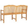 Banc en Bois Sculpté en Rose 150 x 60,5 x 95 cm Naturel 616267616267