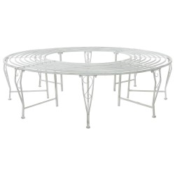 Banc d'Arbre 8-Nombre de places Ø 160 x 44 cm Acier 616273616273