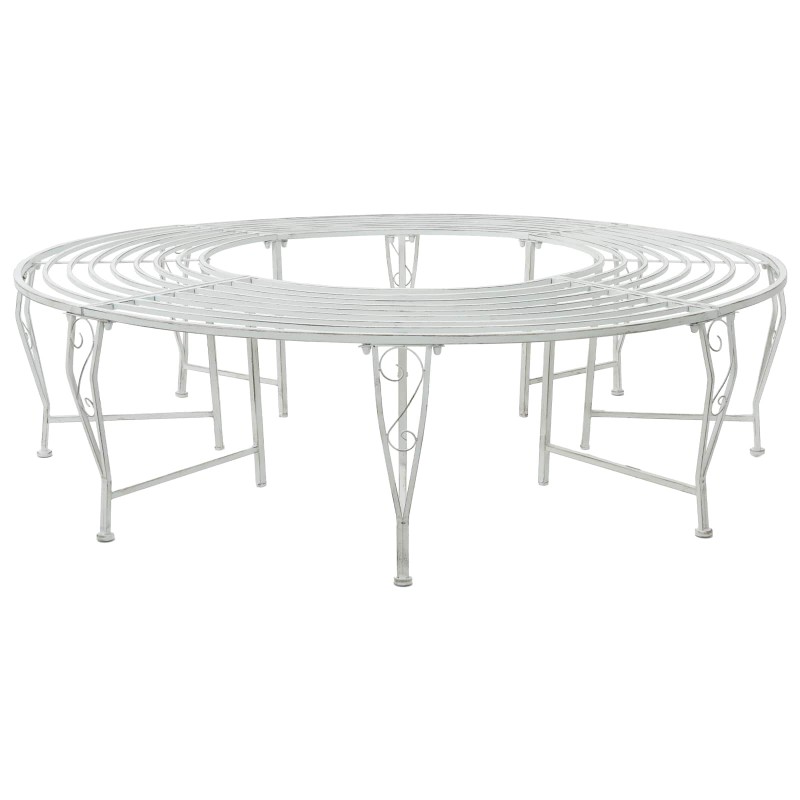 Banc d'Arbre 8-Nombre de places Ø 160 x 44 cm Acier 616273616273