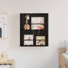 Étagère à magazines avec étagère Chêne noir 60 x 12 x 70 cm 616276616276