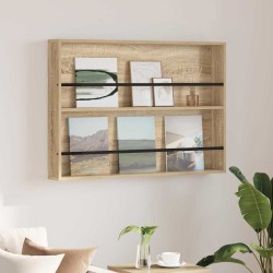 Étagère à magazines avec étagère Chêne Sonoma 100 x 12 x 70 cm 616277616277