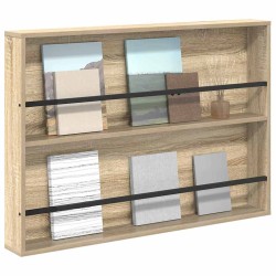 Étagère à magazines avec étagère Chêne Sonoma 100 x 12 x 70 cm 616277616277