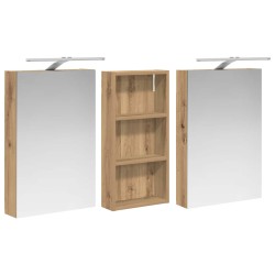 Ensemble de Meubles de Salle de Bain 3 pc 110 x 10,5 x 60,5 cm 616278616278