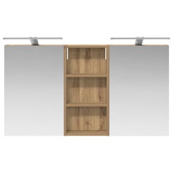 Ensemble de Meubles de Salle de Bain 3 pc 110 x 10,5 x 60,5 cm 616278616278