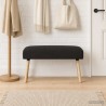 banc Uni Noir 80 x 40 x 46 cm Bouclé 616279616279