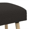banc Uni Noir 80 x 40 x 46 cm Bouclé 616279616279