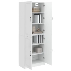 Ensemble de Meubles 2 pcs Blanc brillant Bois d'ingénierie 616280616280