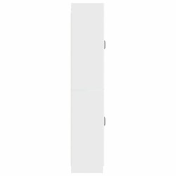 Ensemble de Meubles 2 pcs Blanc brillant Bois d'ingénierie 616280616280