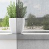 Rideaux en voile à œillets 2 pcs gris foncé 616281616281