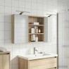 Ensemble de Meubles de Salle de Bain 3 pcs 100 x 10,5 x 50 cm 616284616284