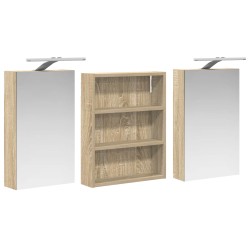 Ensemble de Meubles de Salle de Bain 3 pcs 100 x 10,5 x 50 cm 616284616284