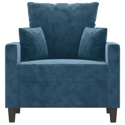 Fauteuil Bleu 60 cm Velours 616285616285