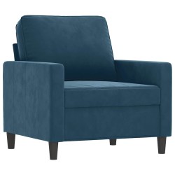 Fauteuil Bleu 60 cm Velours 616286616286