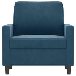 Fauteuil Bleu 60 cm Velours 616286616286