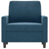 Fauteuil Bleu 60 cm Velours 616286616286