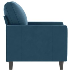 Fauteuil Bleu 60 cm Velours 616286616286