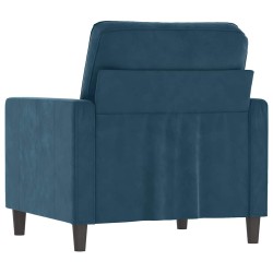 Fauteuil Bleu 60 cm Velours 616286616286
