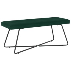 banc Uni Vert foncé 110 x 40 x 45 cm Velours 616289616289