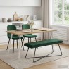banc Uni Vert foncé 110 x 40 x 45 cm Velours 616289616289