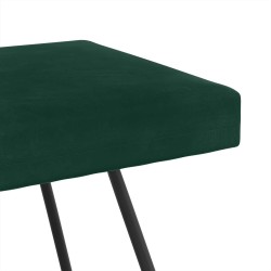 banc Uni Vert foncé 110 x 40 x 45 cm Velours 616289616289