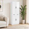 Ensemble de Meubles 2 pcs Blanc brillant Bois d'ingénierie 616291616291
