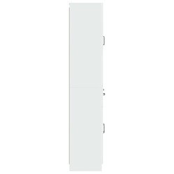 Ensemble de Meubles 2 pcs Blanc brillant Bois d'ingénierie 616291616291