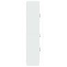 Ensemble de Meubles 2 pcs Blanc brillant Bois d'ingénierie 616291616291