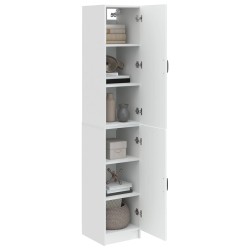Ensemble de Meubles 2 pcs Blanc brillant Bois d'ingénierie 616292616292