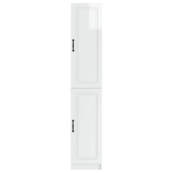 Ensemble de Meubles 2 pcs Blanc brillant Bois d'ingénierie 616292616292