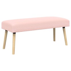 banc Uni Rose 110 x 40 x 46 cm Bouclé 616302616302