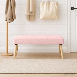 banc Uni Rose 110 x 40 x 46 cm Bouclé 616302616302