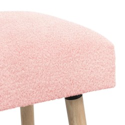 banc Uni Rose 110 x 40 x 46 cm Bouclé 616302616302