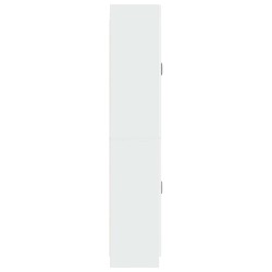 Ensemble de Meubles 2 pcs Blanc brillant Bois d'ingénierie 616303616303