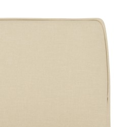 Chaise longue Crème 52x75x76 cm Tissu 616305616305