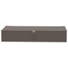 Boîte de rangement 2 pcs Gris 100 x 50 x 18 cm Tissu intissé 616307616307