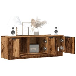 Meuble TV vieux bois 102x35x36,5 cm bois d'ingénierie 616309616309