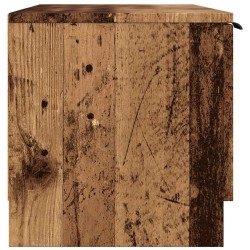 Meuble TV vieux bois 102x35x36,5 cm bois d'ingénierie 616309616309