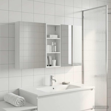 Ensemble de Meubles de Salle de Bain 3 pcs 130 x 14,5 x 70 cm 616314616314