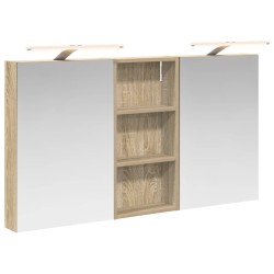 Ensemble de Meubles de Salle de Bain 3 pcs 110 x 10,5 x 60,5 cm 616315616315