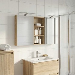 Ensemble de Meubles de Salle de Bain 3 pcs 110 x 10,5 x 60,5 cm 616315616315