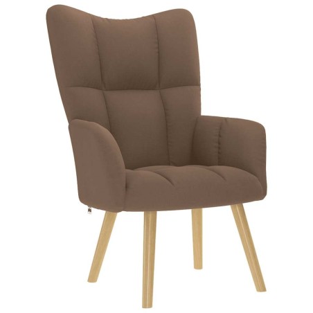 Chaise de relaxation Marron Tissu 616316616316