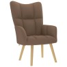 Chaise de relaxation Marron Tissu 616316616316