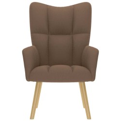Chaise de relaxation Marron Tissu 616316616316