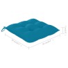 Chaises à manger d'extérieur lot de 6 et coussins Acacia massif 616323616323