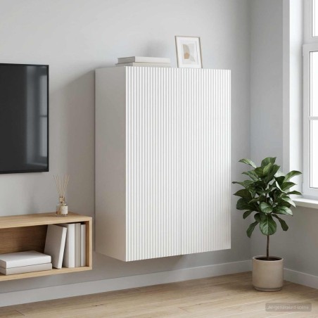 Armoire Murale Blanc brillant 66 x 34,5 x 90 cm 616324616324