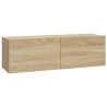 Ensemble de meubles TV 6 pcs Chêne sonoma Bois d'ingénierie 616327616327